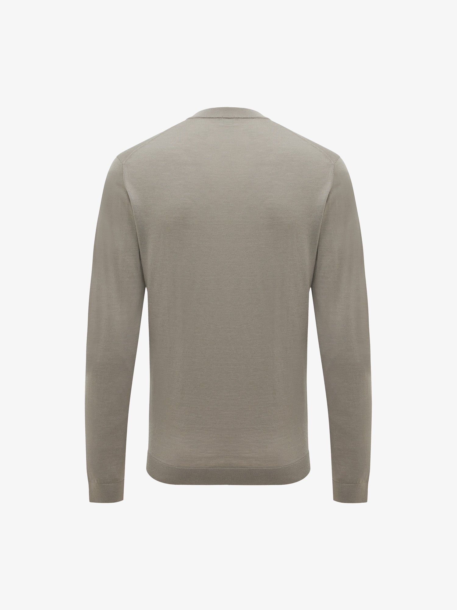 GENTILUOMO Pull Round Neck LS Brown