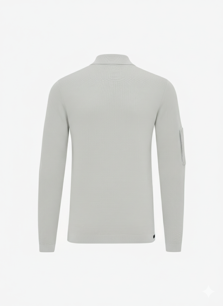 GENTI Pull Turtle Zip LS LT Green