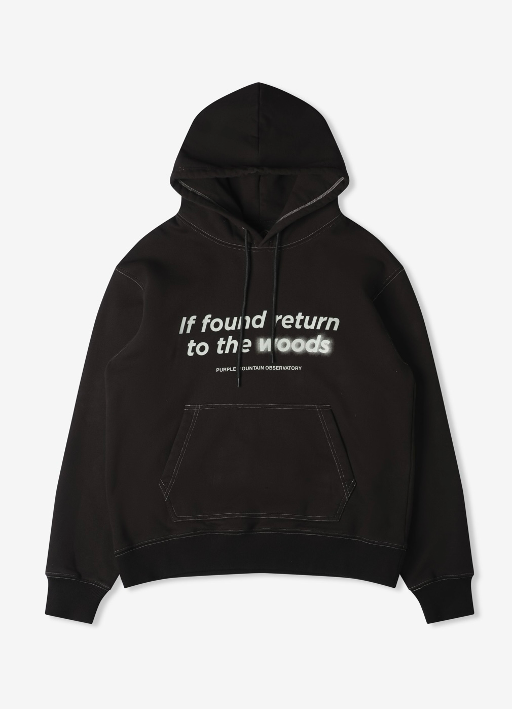 Purple Mountain Observatory Pull GARMENT DYE HOODY