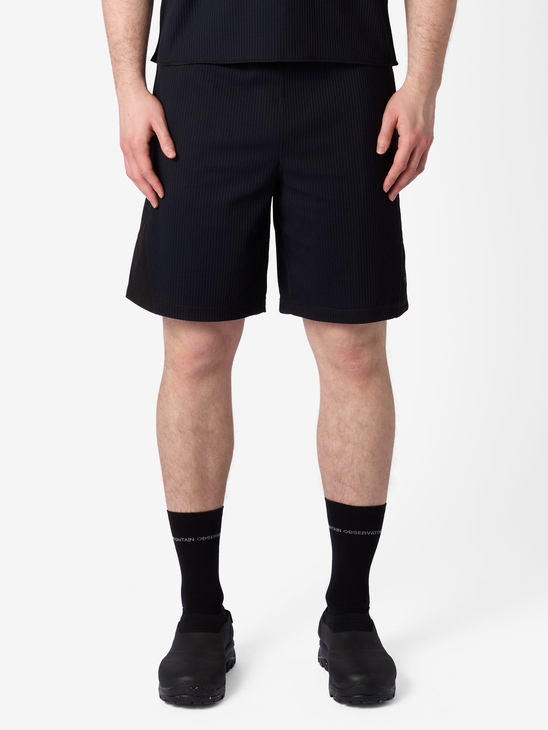 Purple Mountain Observatory Shorts PMO3060 BLACK