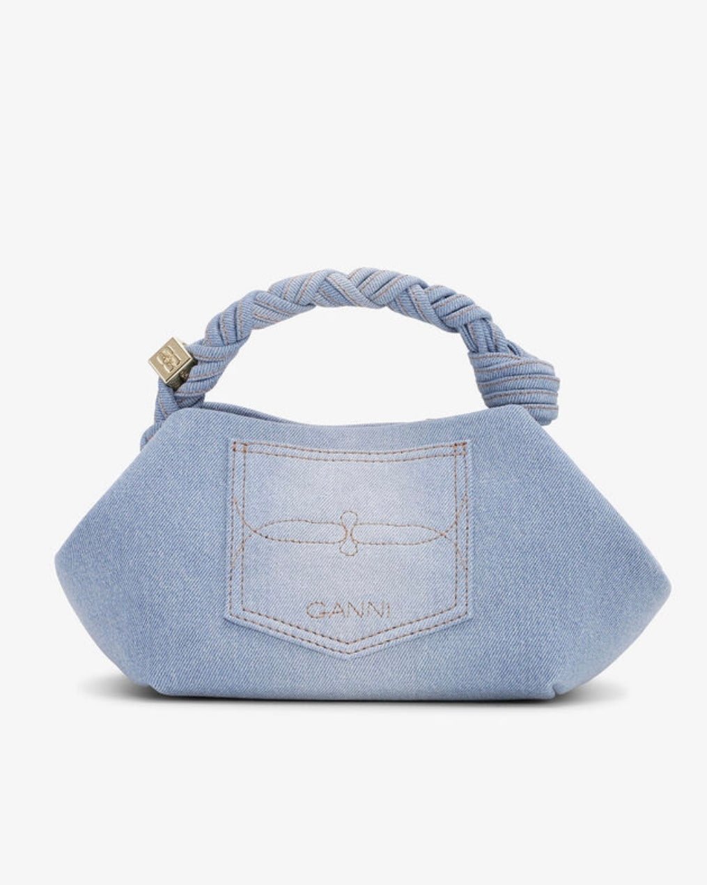 GANNI Bag Bou Bag Small Washed Denim