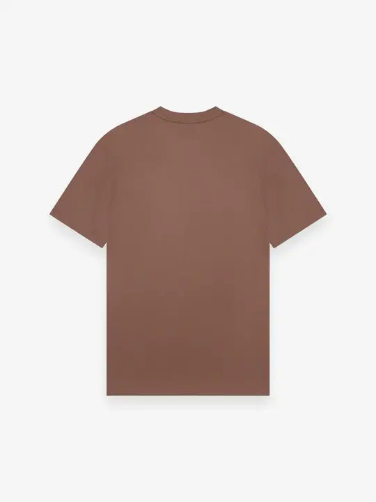 VALENZA T Shirt interlock supima t-shirt corteccia brown
