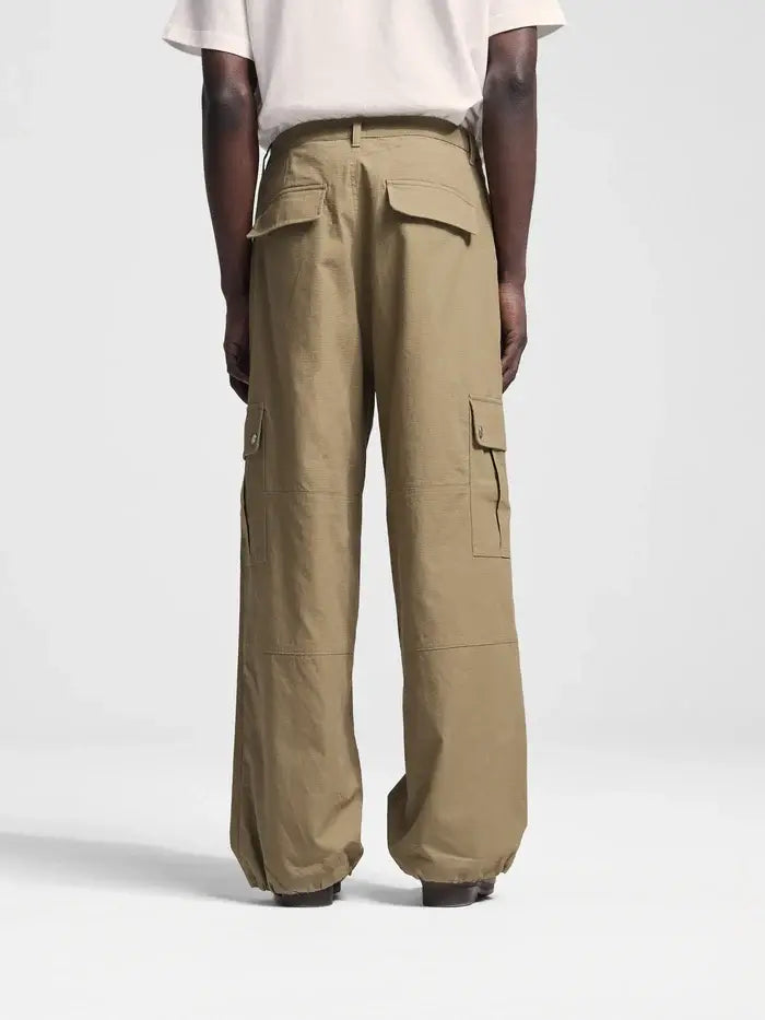 BRAMS FRUIT Trousers Ripstop Cargo Trousers - Olive Green