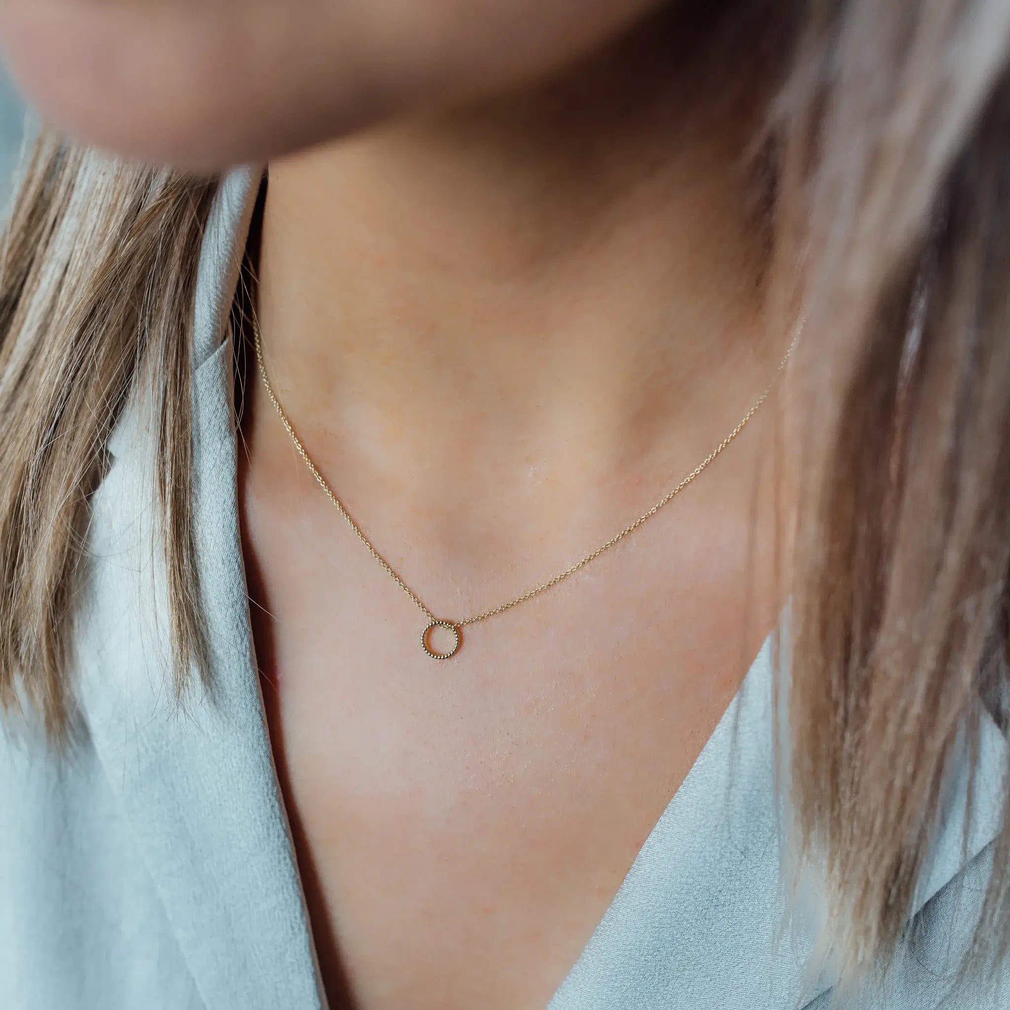 JUST FRANKY Jewelry Necklace Round