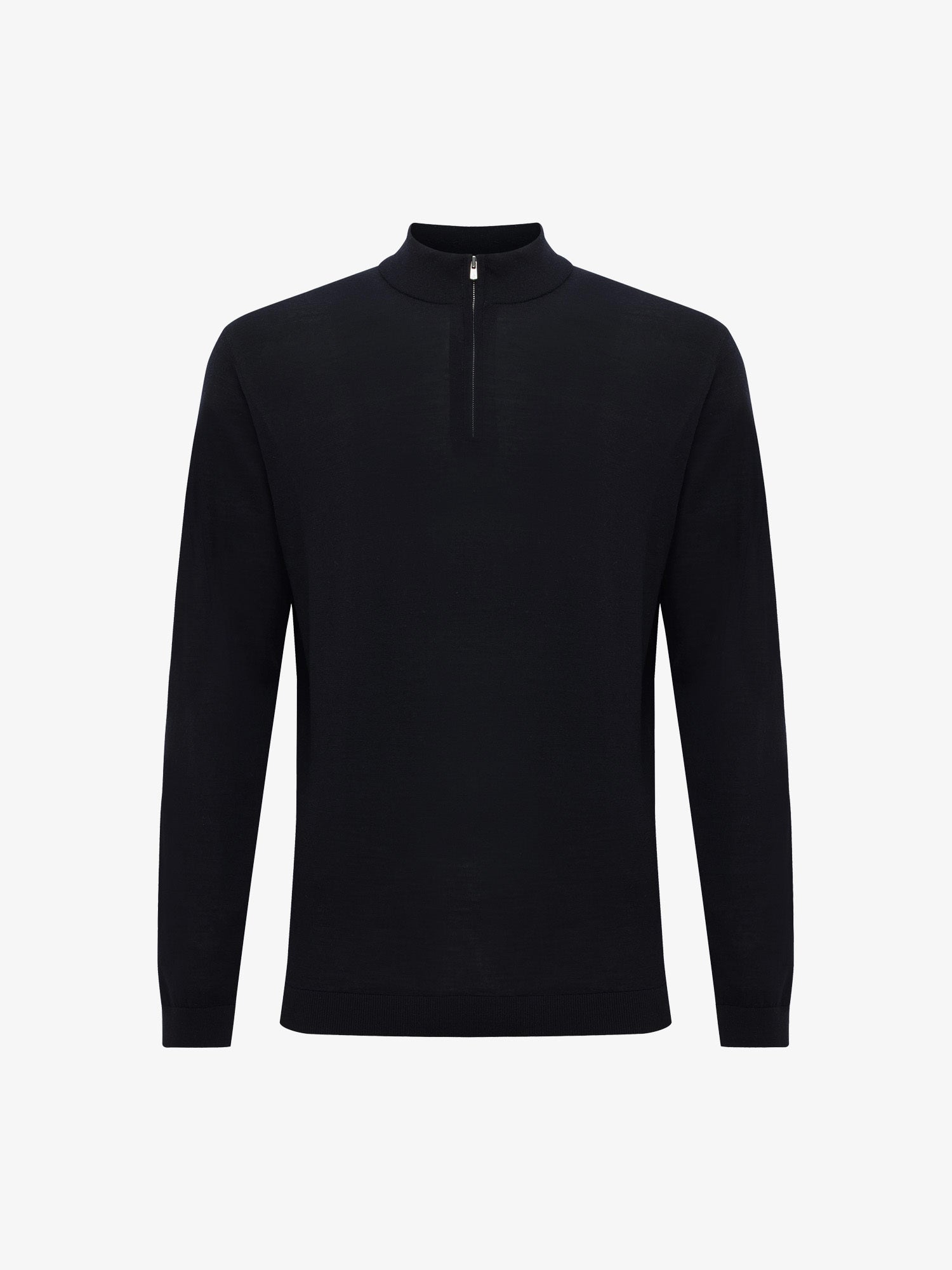 GENTILUOMO Pull Turtle Zip LS Navy