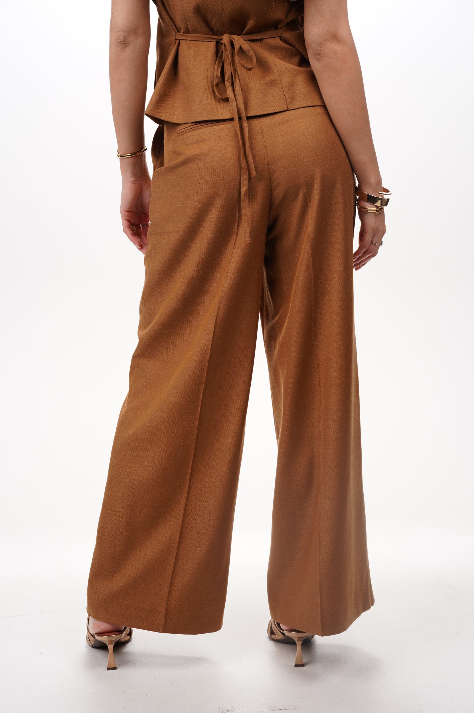 HERSKIND Trousers Lotus mid waist 