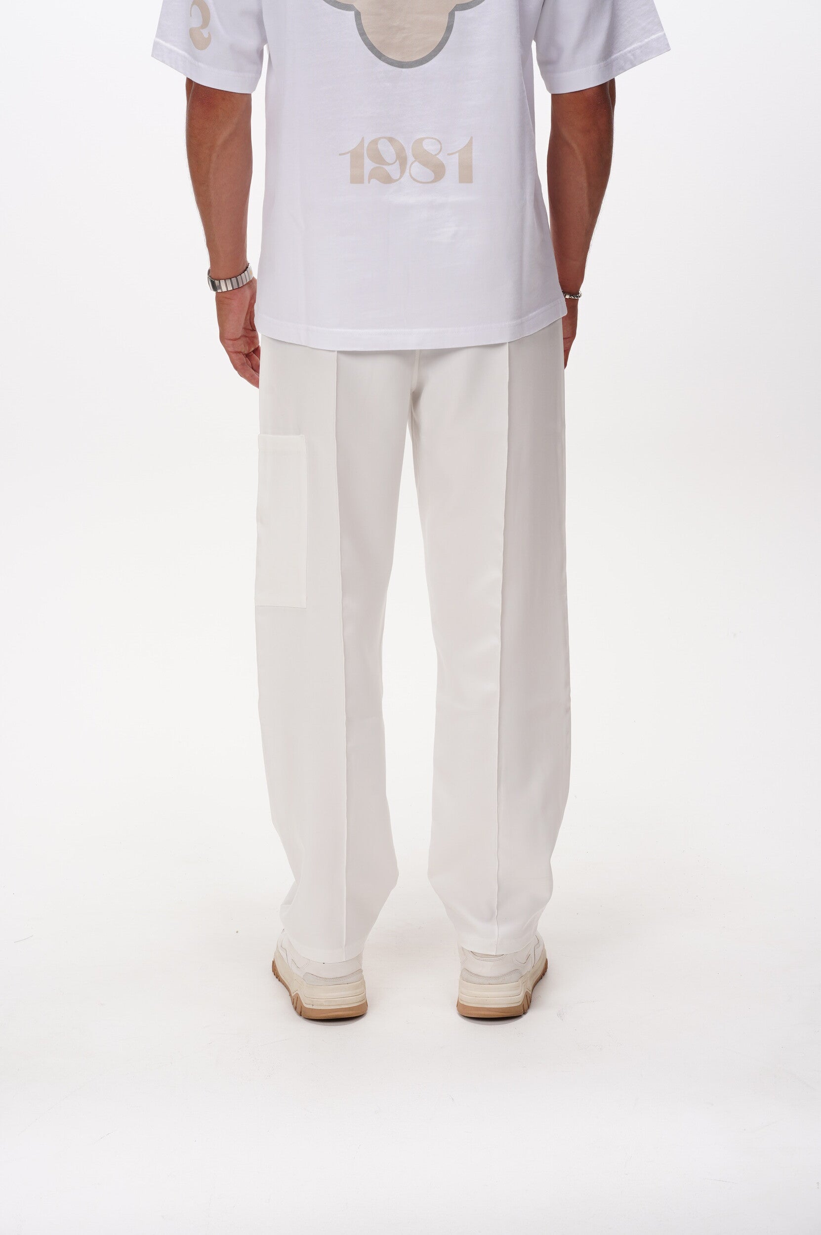 BAD BEHAVIOUR Trousers Monarca pantalon white