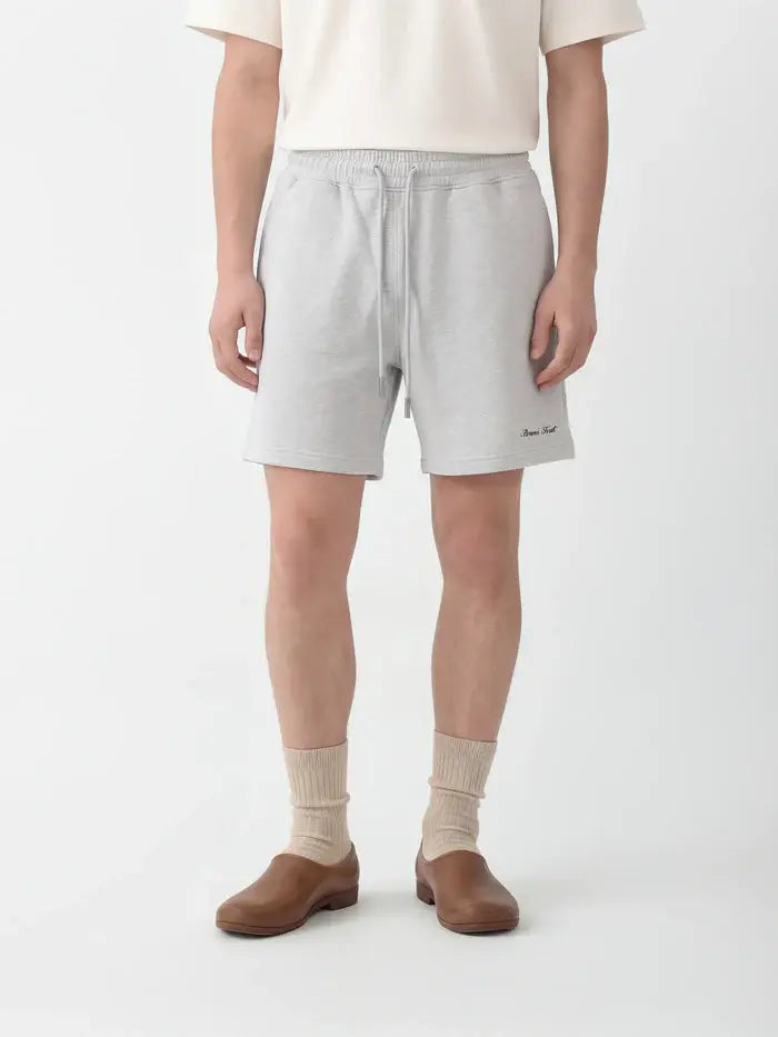 BRAMS FRUIT Shorts Distressed Script Logo Short Grey