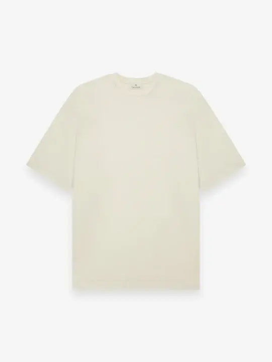 VALENZA T Shirt interlock supima t-shirt cream 