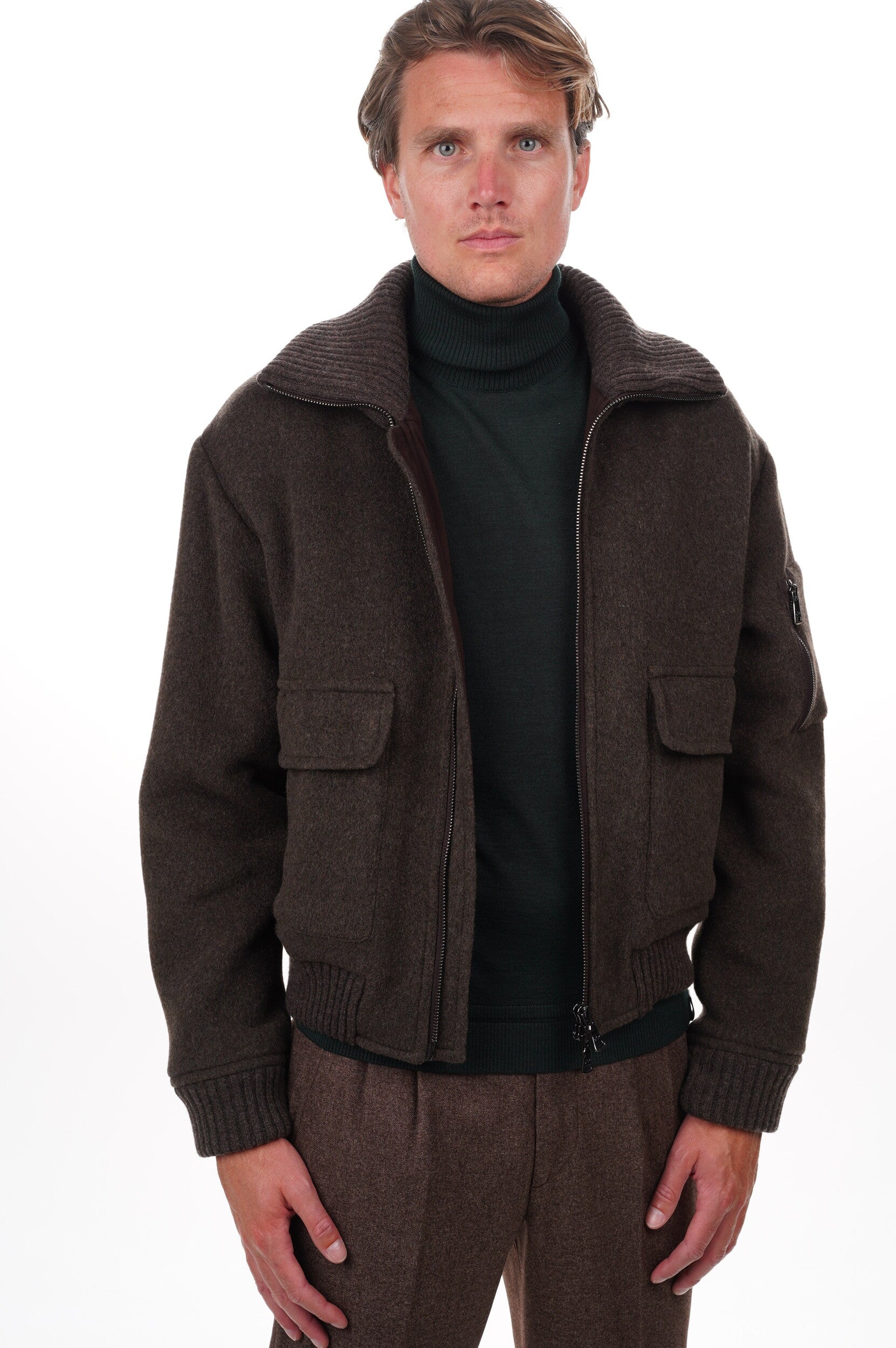 PAUL & SHARK Jack Wool-cashmere blend oversized bomber