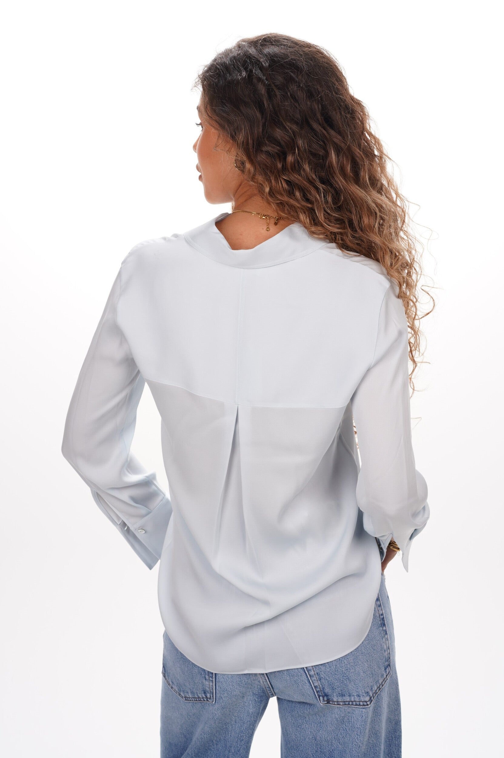 VINCE Blouse L/S Button down blouse