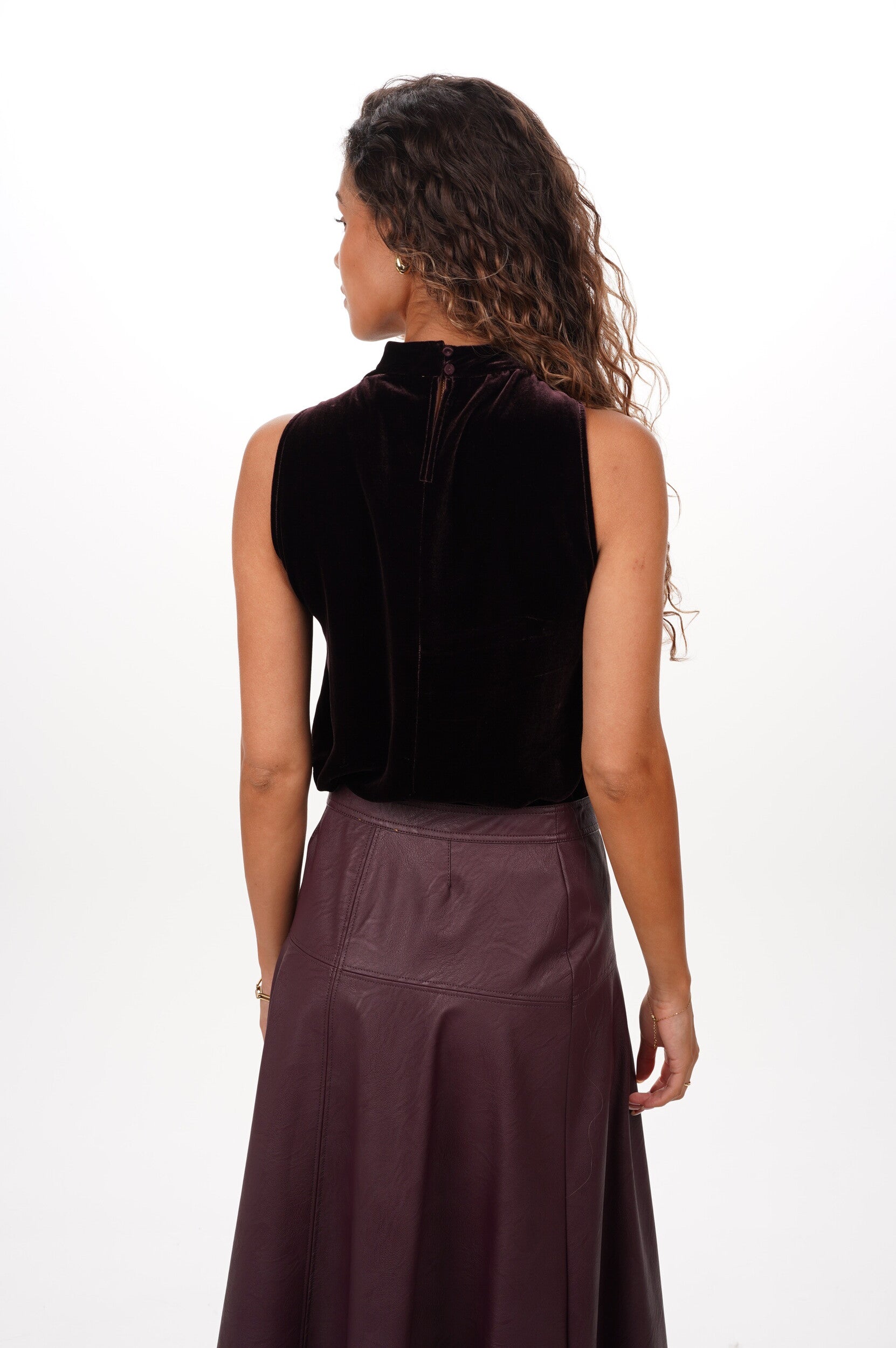 FORTE FORTE Top Viscose silk velvet