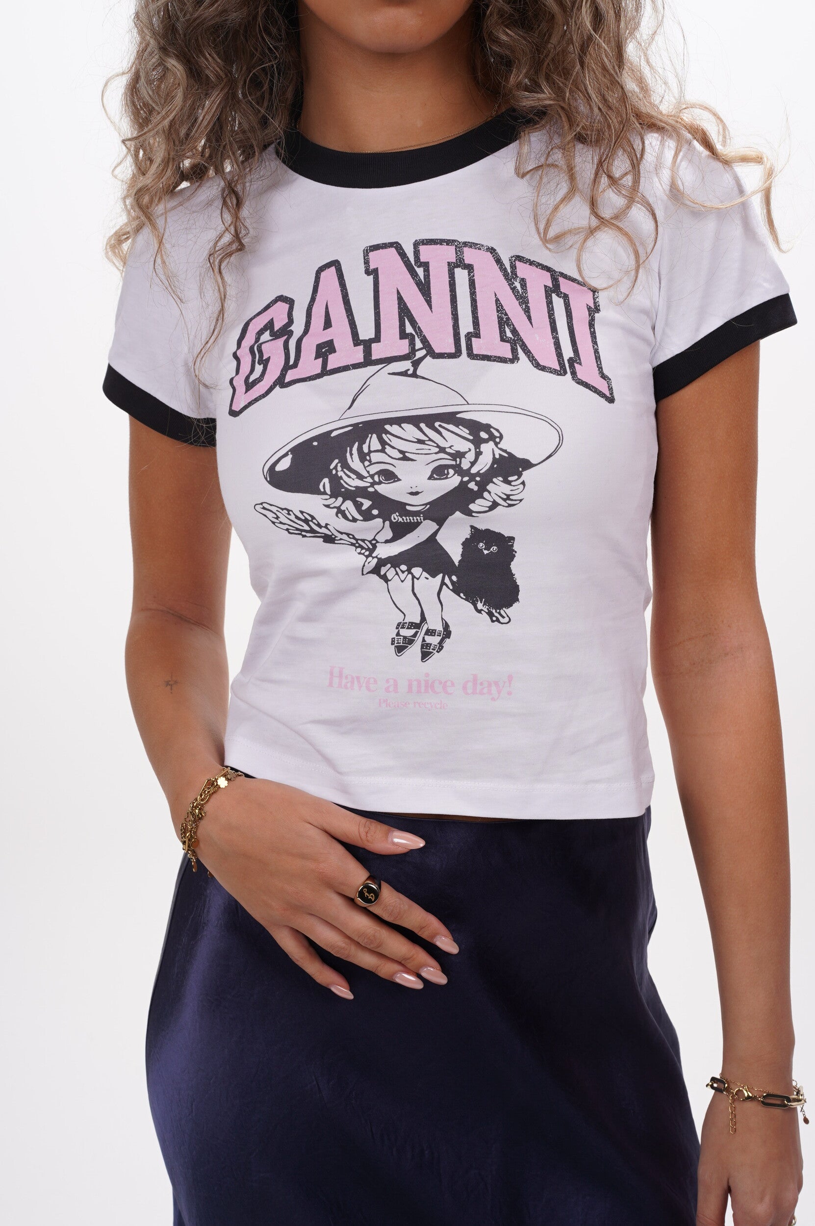 GANNI T Shirt Witch small 