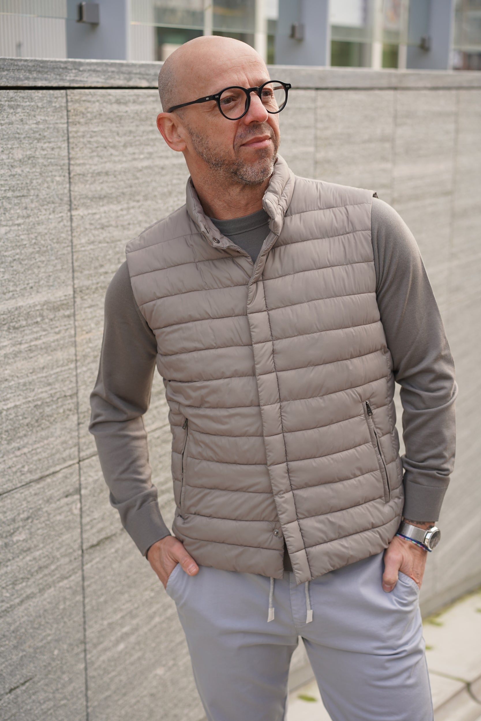 HERNO Gilet Men's Woven Vest