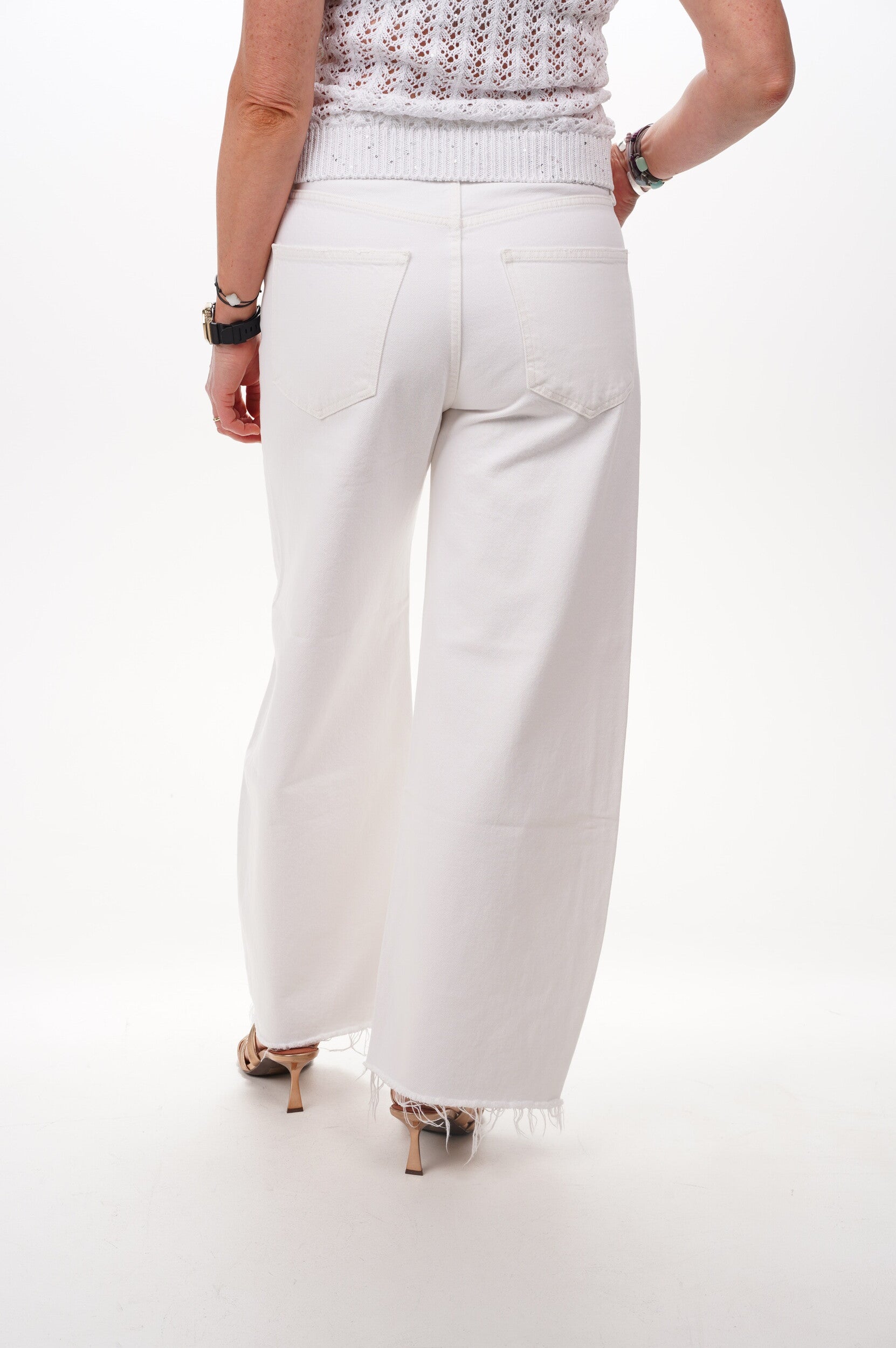 AGOLDE Jeans Low curve fray