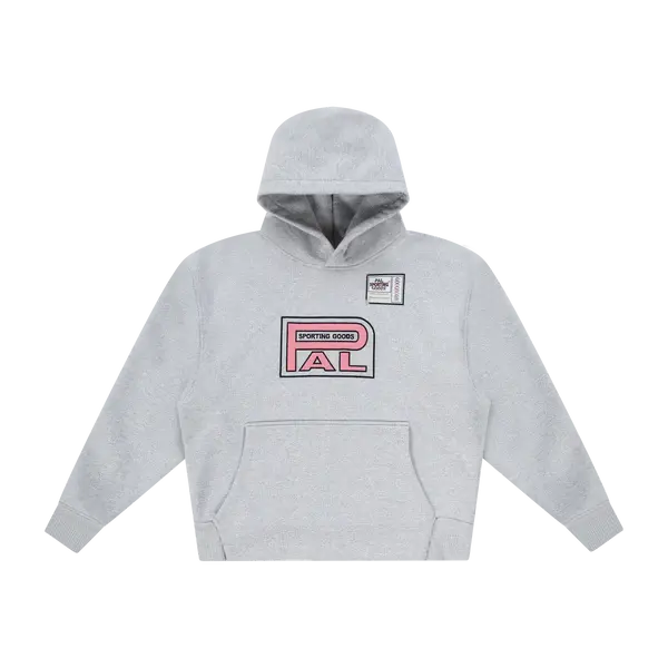 PAL SPORTING GOODS Pull Oval Course Hoody, Light Gray Marl
