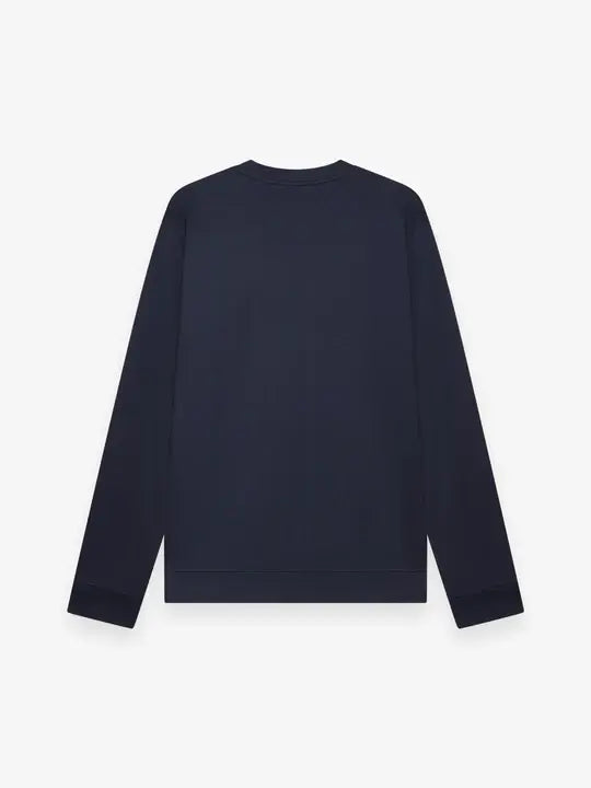 VALENZA Pull Heavy Supima Sweater Navy