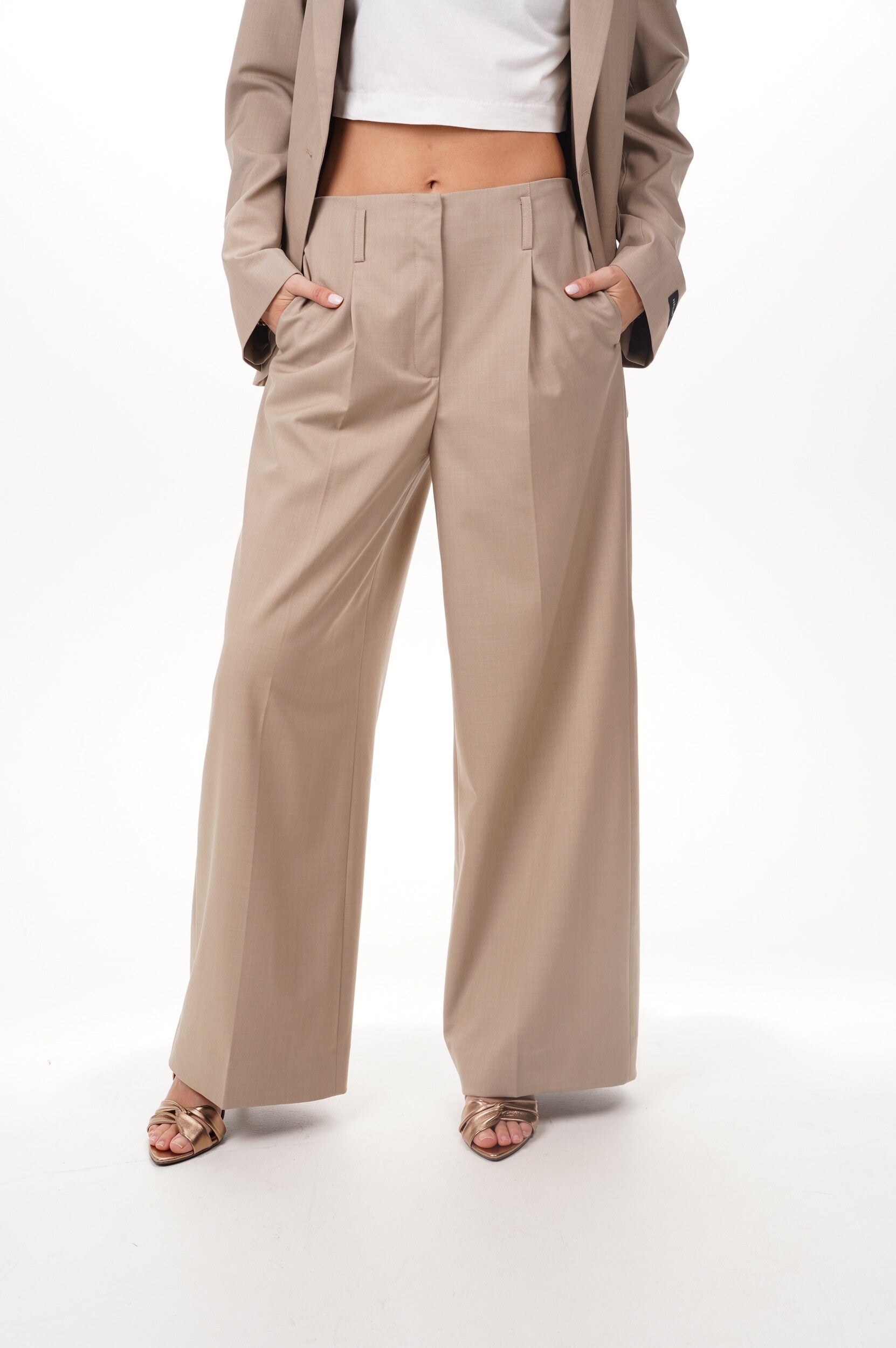 HERSKIND Trousers Felicia midt waist